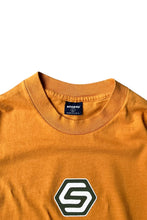 画像をギャラリービューアに読み込む, MADE IN USA 90'S SS-LINK HEX LOGO SKATE BOADING T-SHIRT / YELLOW [SIZE: L USED]
