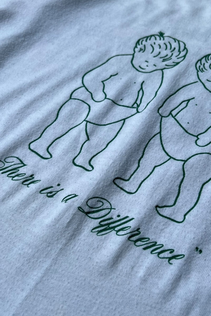 MADE IN USA 90'S BILL WOODS ADVERTISING RINGER T-SHIRT / WHITE [SIZE: L USED]