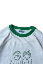 画像をギャラリービューアに読み込む, MADE IN USA 90'S BILL WOODS ADVERTISING RINGER T-SHIRT / WHITE [SIZE: L USED]
