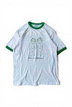 画像をギャラリービューアに読み込む, MADE IN USA 90'S BILL WOODS ADVERTISING RINGER T-SHIRT / WHITE [SIZE: L USED]

