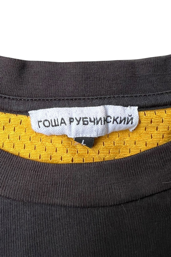 MESH SWICHING T-SHIRT / BLACK [SIZE: L USED]