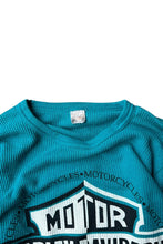 画像をギャラリービューアに読み込む, MADE IN USA 92'S L/S THERMAL T-SHIRT / BLUE [SIZE: XL USED]
