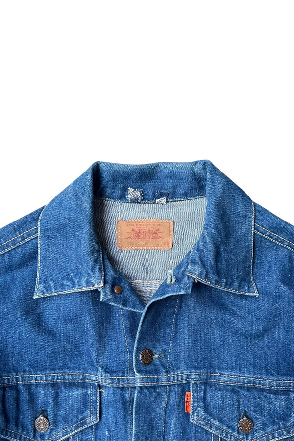 MADE IN USA 60-70'S 70505 0217 BIG E DENIM JACKET / INDIGO [SIZE: 38 USED]