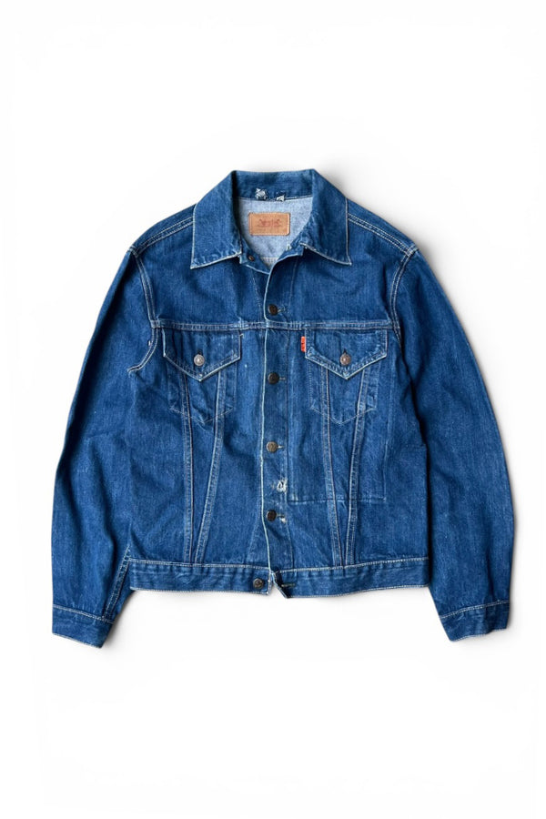 MADE IN USA 60-70'S 70505 0217 BIG E DENIM JACKET / INDIGO [SIZE: 38 USED]