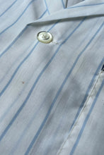 画像をギャラリービューアに読み込む, 70'S L/S STRIPE PAJAMA SET UP / WHITE [SIZE: SHIRTS L PANTS L DEADSTOCK/NOS]
