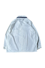 画像をギャラリービューアに読み込む, 70'S L/S STRIPE PAJAMA SET UP / WHITE [SIZE: SHIRTS L PANTS L DEADSTOCK/NOS]
