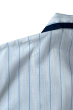 画像をギャラリービューアに読み込む, 70'S L/S STRIPE PAJAMA SET UP / WHITE [SIZE: SHIRTS L PANTS L DEADSTOCK/NOS]
