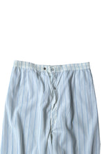 画像をギャラリービューアに読み込む, 70'S L/S STRIPE PAJAMA SET UP / WHITE [SIZE: SHIRTS L PANTS L DEADSTOCK/NOS]

