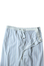 画像をギャラリービューアに読み込む, 70'S L/S STRIPE PAJAMA SET UP / WHITE [SIZE: SHIRTS L PANTS L DEADSTOCK/NOS]
