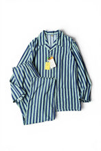 画像をギャラリービューアに読み込む, 70-80'S PAJAMA SET UP / STRIPE [SIZE: SHIRTS L PANTS L DEADSTOCK/NOS]
