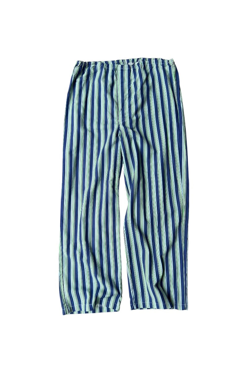 70-80'S PAJAMA SET UP / STRIPE [SIZE: SHIRTS L PANTS L DEADSTOCK/NOS]