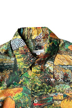 画像をギャラリービューアに読み込む, 70'S L/S POLYESTER DESIGN SHIRT / MULTI [SIZE: XL USED]
