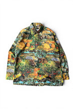 画像をギャラリービューアに読み込む, 70'S L/S POLYESTER DESIGN SHIRT / MULTI [SIZE: XL USED]
