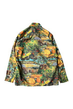 画像をギャラリービューアに読み込む, 70'S L/S POLYESTER DESIGN SHIRT / MULTI [SIZE: XL USED]
