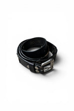 画像をギャラリービューアに読み込む, STUDS LEATHER BELT / BLACK [SIZE: ONE SIZE USED]
