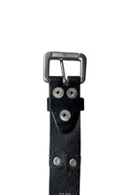 画像をギャラリービューアに読み込む, STUDS LEATHER BELT / BLACK [SIZE: ONE SIZE USED]
