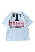 画像をギャラリービューアに読み込む, 90'S GET A LIFE MESSAGE T-SHIRT / WHITE [SIZE: M USED]
