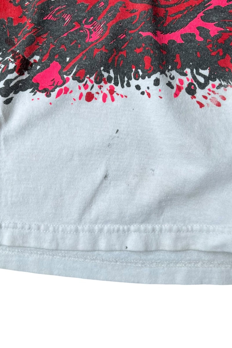 90'S-Y2K EARLY 00'S CHUM FIESTA MUSIC T-SHIRT / WHITE [SIZE: M USED]