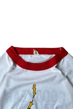 画像をギャラリービューアに読み込む, MADE IN USA 80'S BUCKLE MAN RINGER T-SHIRT / WHITE [SIZE: M USED]
