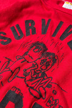 画像をギャラリービューアに読み込む, MADE IN USA 70'S SURVIVED T-SHIRT / RED [SIZE: M USED]
