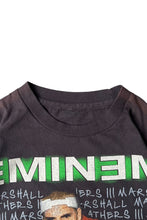 画像をギャラリービューアに読み込む, Y2K 00'S BOOTLEG EMINEM CRIMINAL TOUR RAP T-SHIRT / BLACK [SIZE: XL USED]
