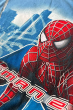 画像をギャラリービューアに読み込む, MADE IN MEXICO 04'S Y2K SPIDER-MAN MOVIE T-SHIRT / LIGHT BLUE [SIZE: XL USED]

