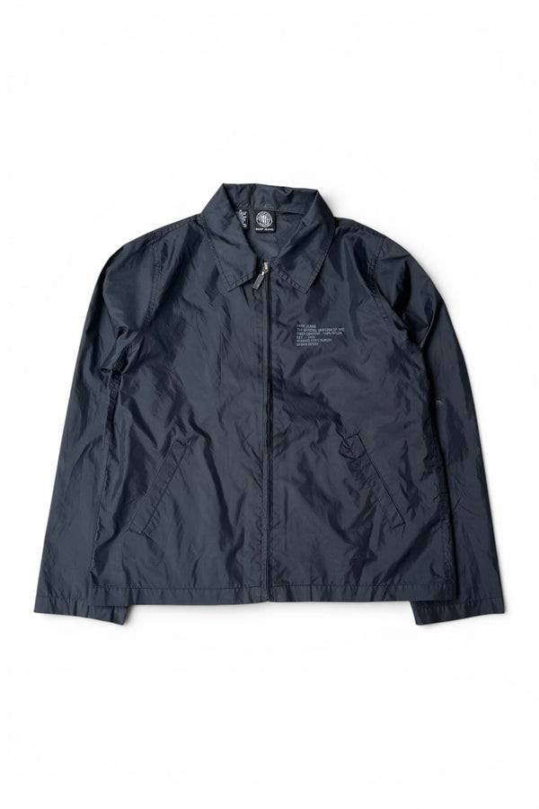 90-00'S ZIP NYLON JACKET / BLACK [SIZE: M USED]