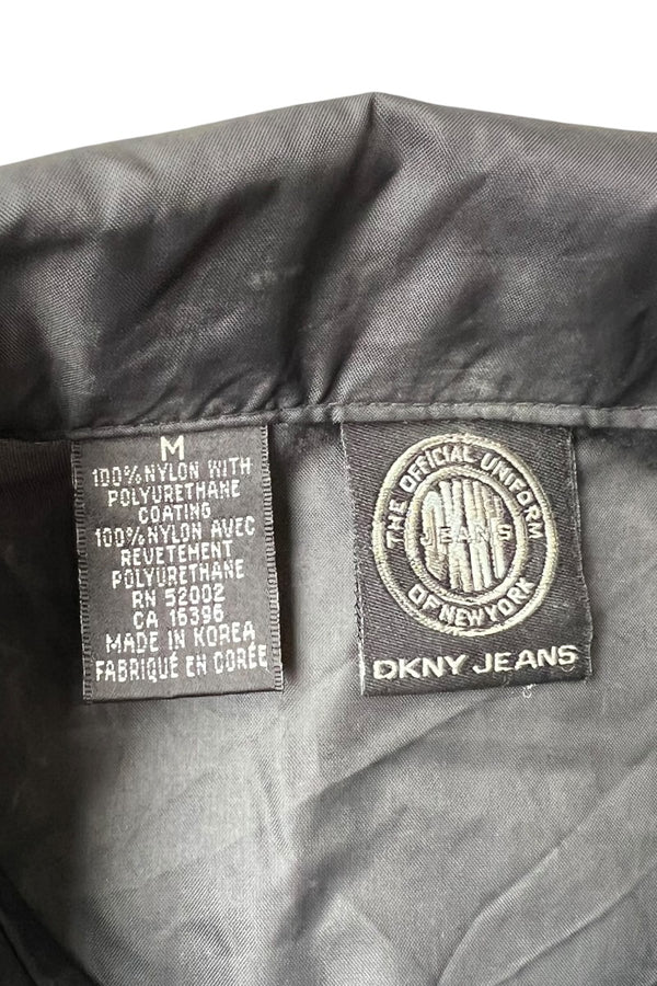 90-00'S ZIP NYLON JACKET / BLACK [SIZE: M USED]
