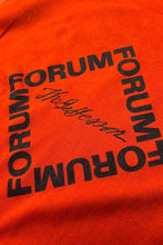 画像をギャラリービューアに読み込む, MADE IN USA 80-90'S FORUM T-SHIRT / ORANGE [SIZE: L USED]
