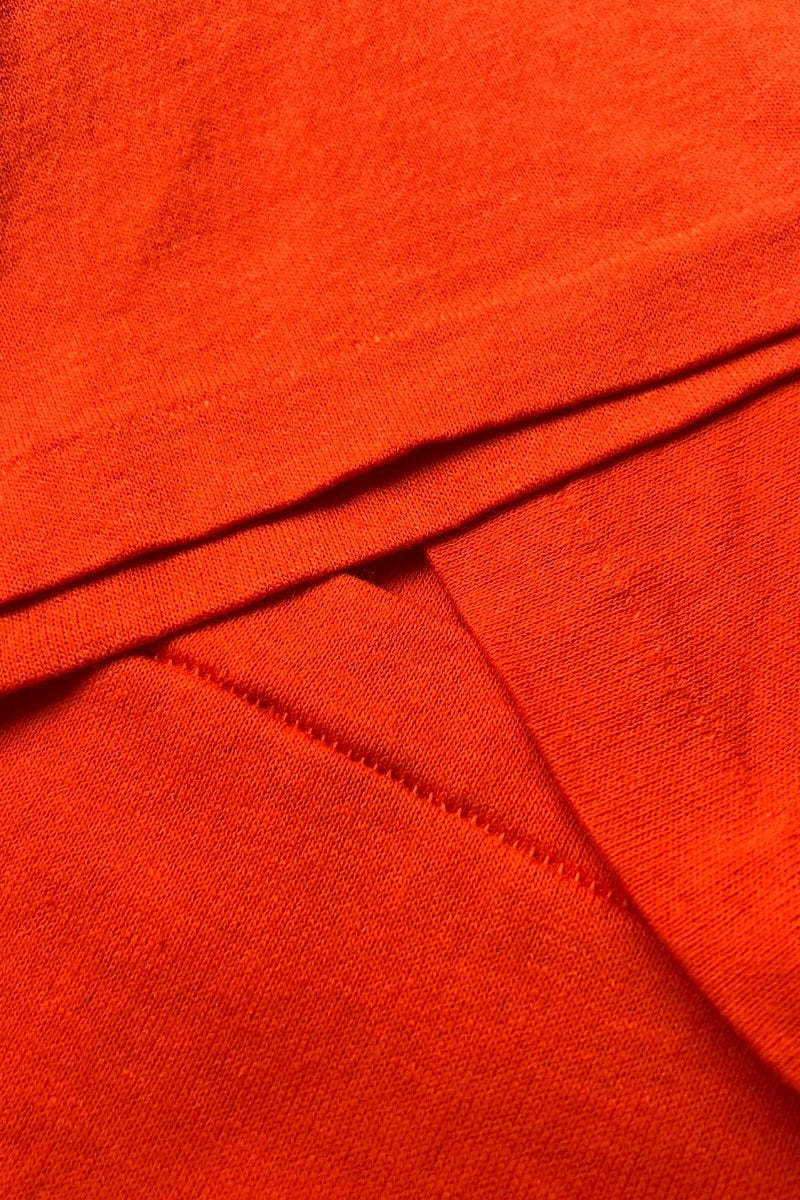 MADE IN USA 80-90'S FORUM T-SHIRT / ORANGE [SIZE: L USED]