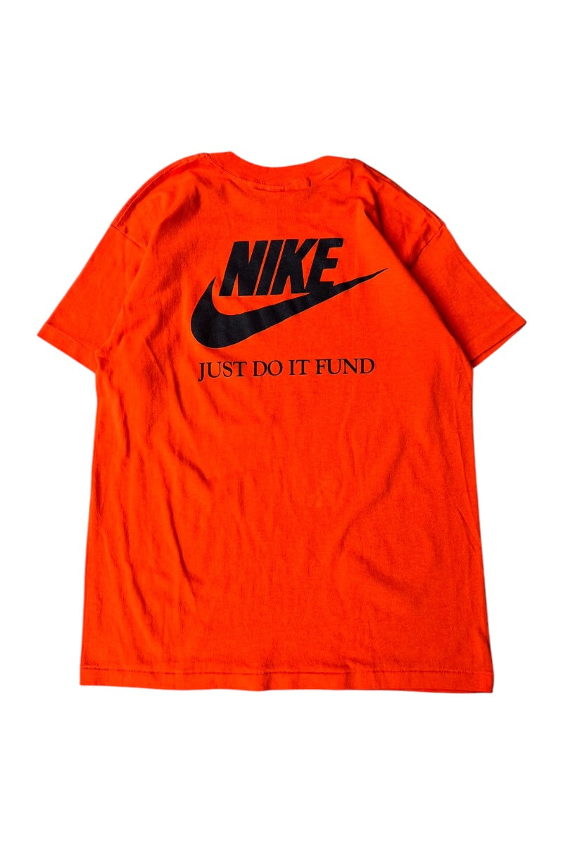 MADE IN USA 80-90'S FORUM T-SHIRT / ORANGE [SIZE: L USED]