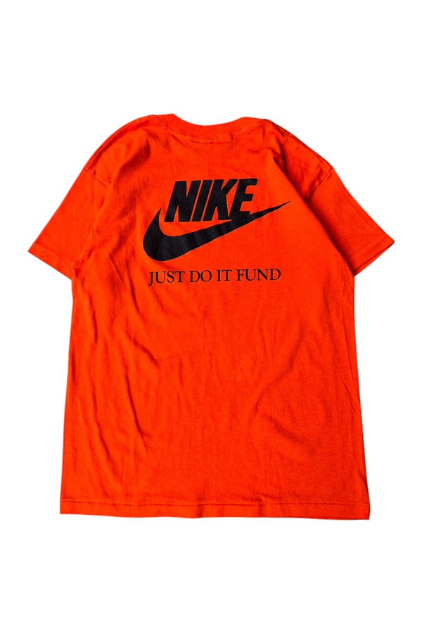 MADE IN USA 80-90'S FORUM T-SHIRT / ORANGE [SIZE: L USED]