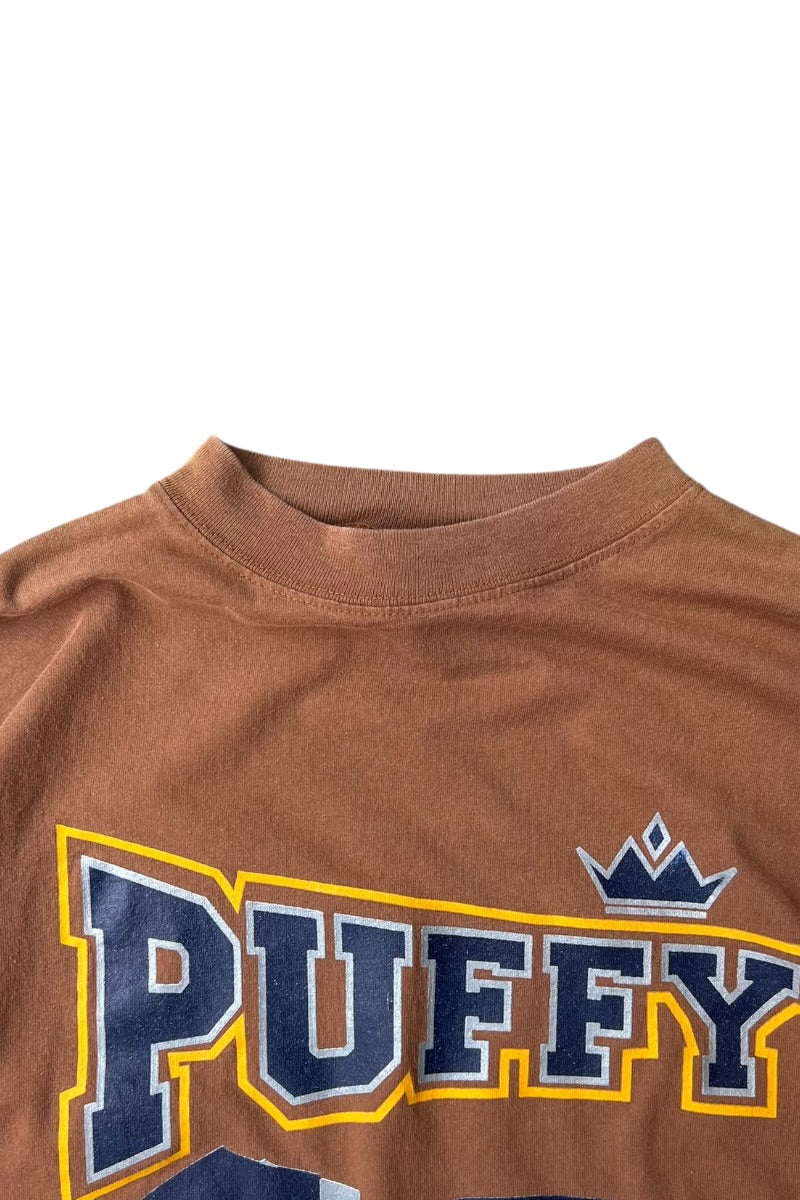 MADE IN USA 90'S L/S T-SHIRT / BROWN [SIZE: XL USED]