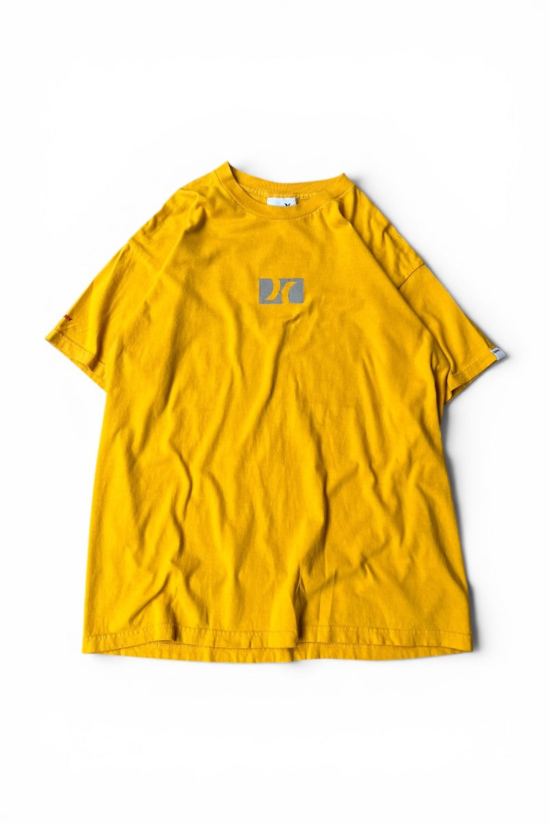 MADE IN USA 90'S-Y2K EARLY 00'S LOGO T-SHIRT / YELLOW [SIZE: L USED]