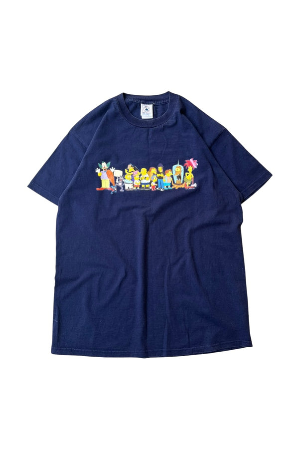 90'S THE SIMPSONS T-SHIRT / NAVY [SIZE: L USED]