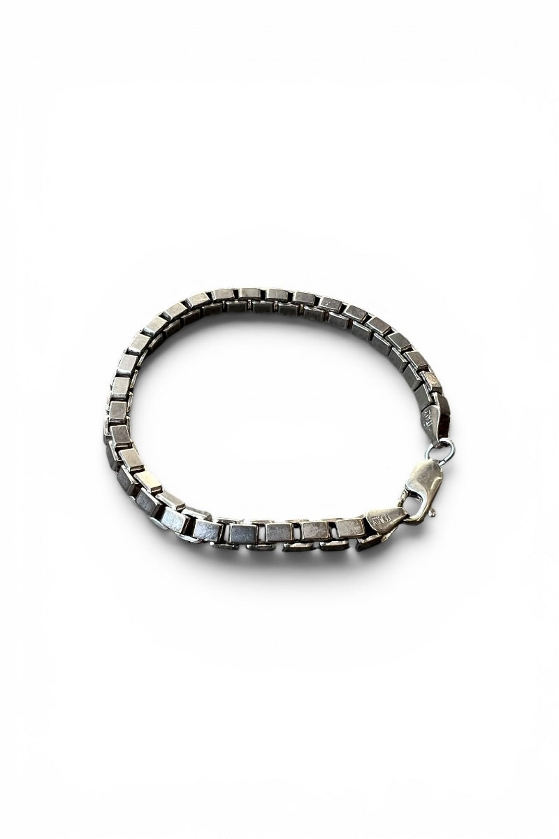 MADE IN ITALY 925 SILVER 베네치안 링크 브레이슬릿 / SILVER [사이즈: ONE SIZE USED]