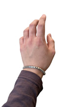 画像をギャラリービューアに読み込む, MADE IN ITALY 925 SILVER VENETIANLINK BRACELET / SILVER [SIZE: ONE SIZE USED]
