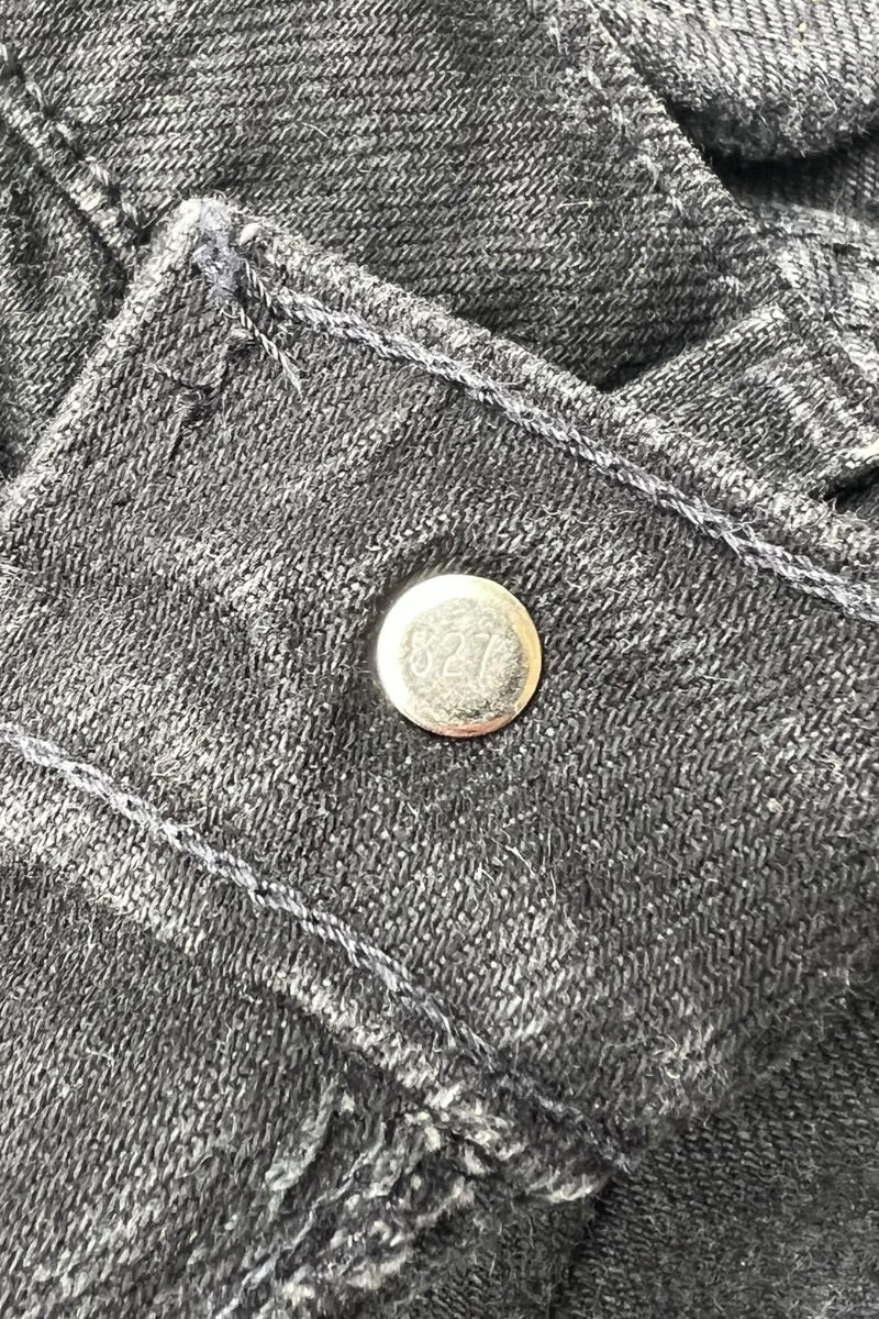 MADE IN USA 93'S 550 DENIM PANTS SULUFA BLACK / BLACK [SIZE: 30 USED]