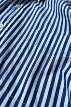 画像をギャラリービューアに読み込む, 90'S L/S STRIPE SHIRT / WHITE [SIZE: L USED]
