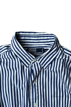 画像をギャラリービューアに読み込む, 90'S L/S STRIPE SHIRT / WHITE [SIZE: L USED]
