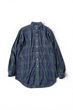 画像をギャラリービューアに読み込む, 90'S BLAKE L/S CHECK BD SHIRT / GREEN [SIZE: L USED]
