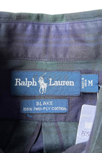 画像をギャラリービューアに読み込む, 90'S BLAKE L/S CHECK BD SHIRT / GREEN [SIZE: L USED]
