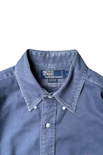 画像をギャラリービューアに読み込む, 90'S L/S BD SHIRT / NAVY [SIZE: L USED]

