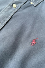 画像をギャラリービューアに読み込む, 90'S L/S BD SHIRT / NAVY [SIZE: L USED]
