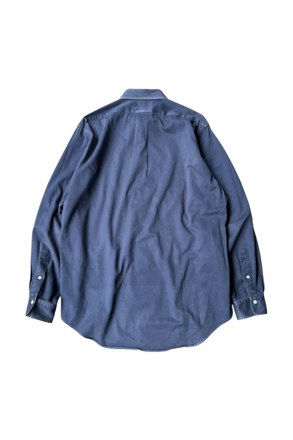 90'S L/S BD SHIRT / NAVY [SIZE: L USED]