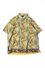 画像をギャラリービューアに読み込む, 90'S BOB CAMP PAISLEY PATTERN S/S SHIRT / YELLOW [SIZE: M USED]
