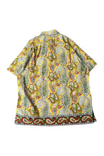 画像をギャラリービューアに読み込む, 90'S BOB CAMP PAISLEY PATTERN S/S SHIRT / YELLOW [SIZE: M USED]
