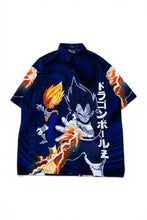 画像をギャラリービューアに読み込む, Y2K 01'S VAGETA GRAPHIC S/S SHIRT / BLUE [SIZE: M USED]
