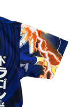 画像をギャラリービューアに読み込む, Y2K 01'S VAGETA GRAPHIC S/S SHIRT / BLUE [SIZE: M USED]
