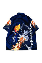 画像をギャラリービューアに読み込む, Y2K 01'S VAGETA GRAPHIC S/S SHIRT / BLUE [SIZE: M USED]
